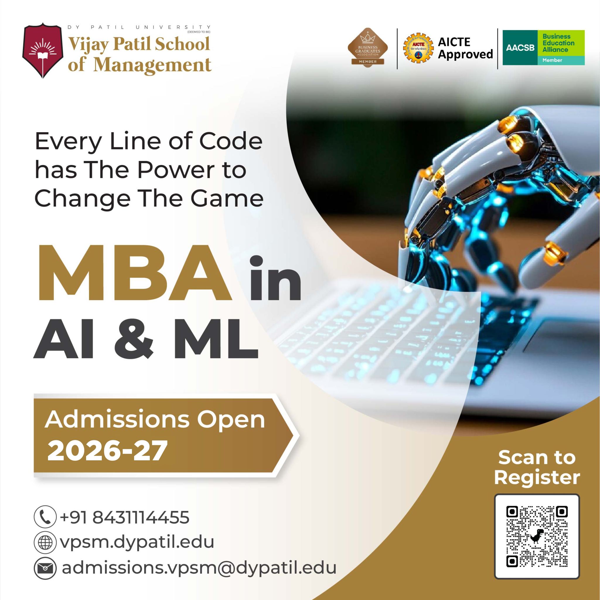 DY Patil University Vijay Patil School of Management | Navi Mumbai (New ...