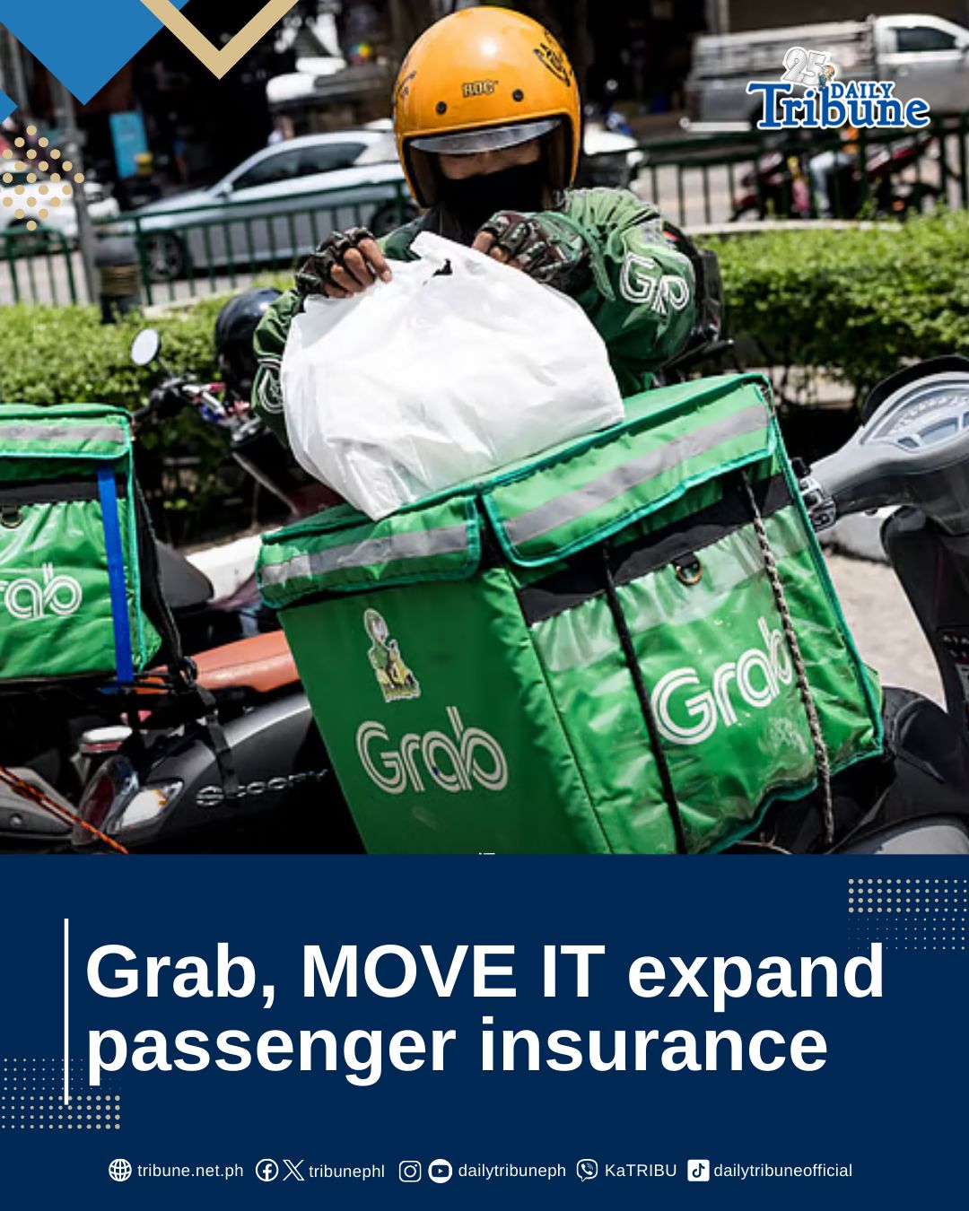 Daily Tribune - Passengers using Grab and MOVE IT will now... | Facebook