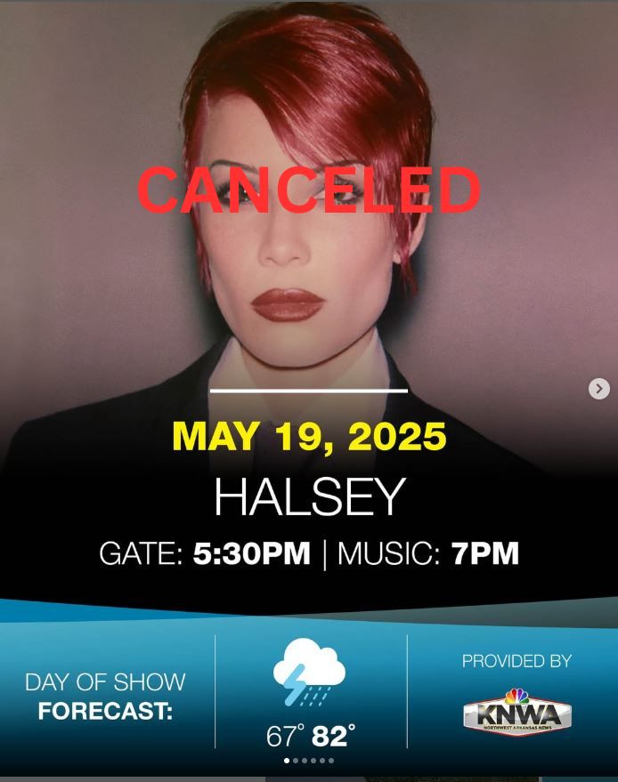 Alice - ⚠️ SHOW UPDATE – PLEASE READ ⚠️⁠ Unfortunately, Halsey's For My ...