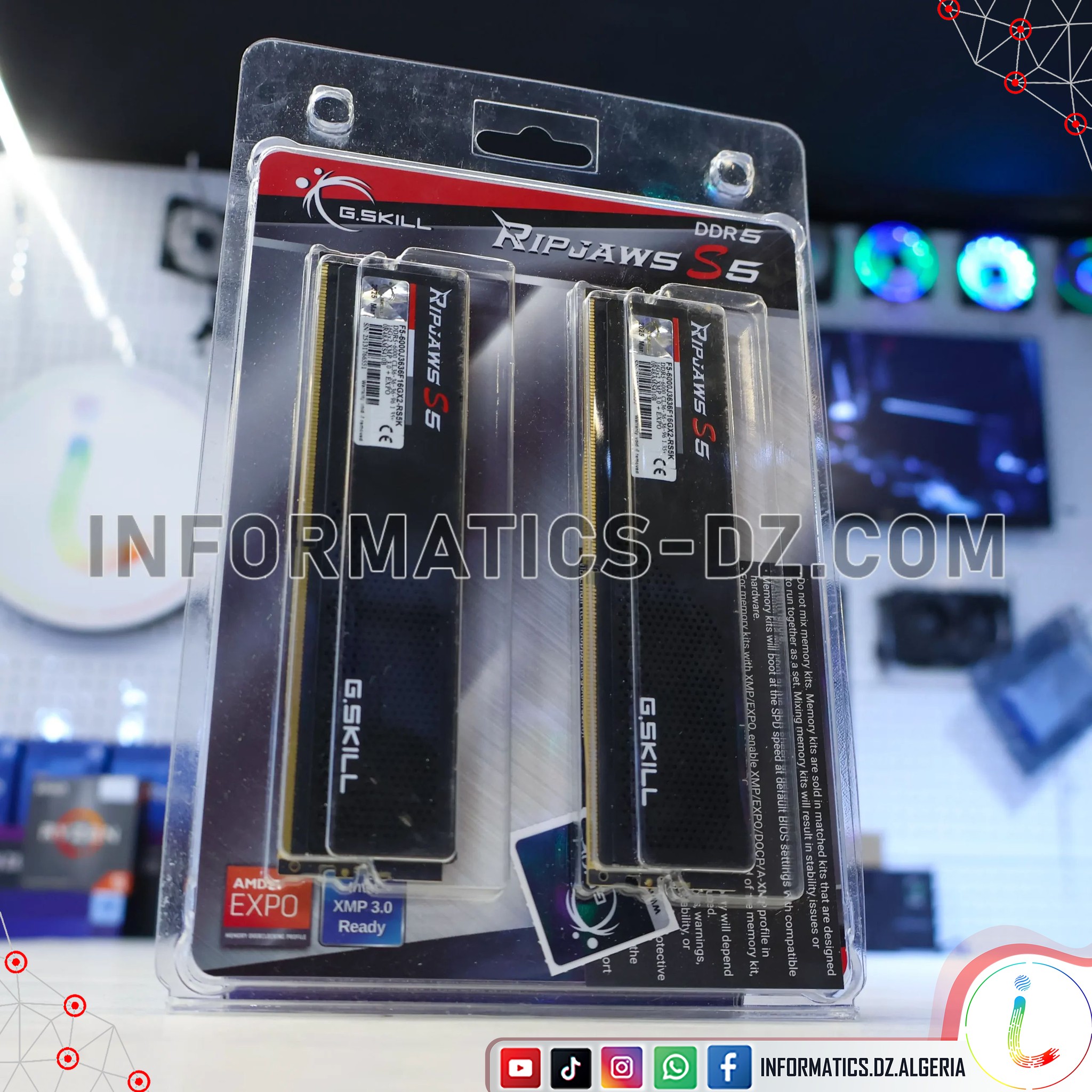 G.SKILL Ripjaws S5 DDR5-6000 MHz 32GB (2x16GB) CL36 RAM Price 