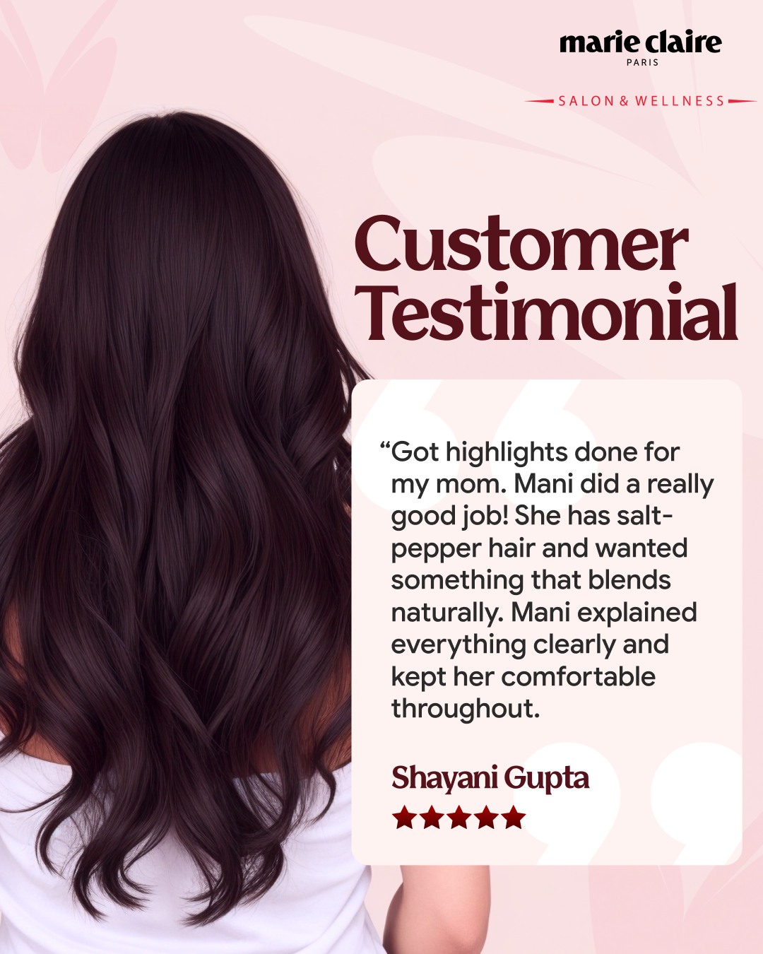 💫 Client Love Spotlight! 💫 “Got highlights done for my mom. Mani did a ...