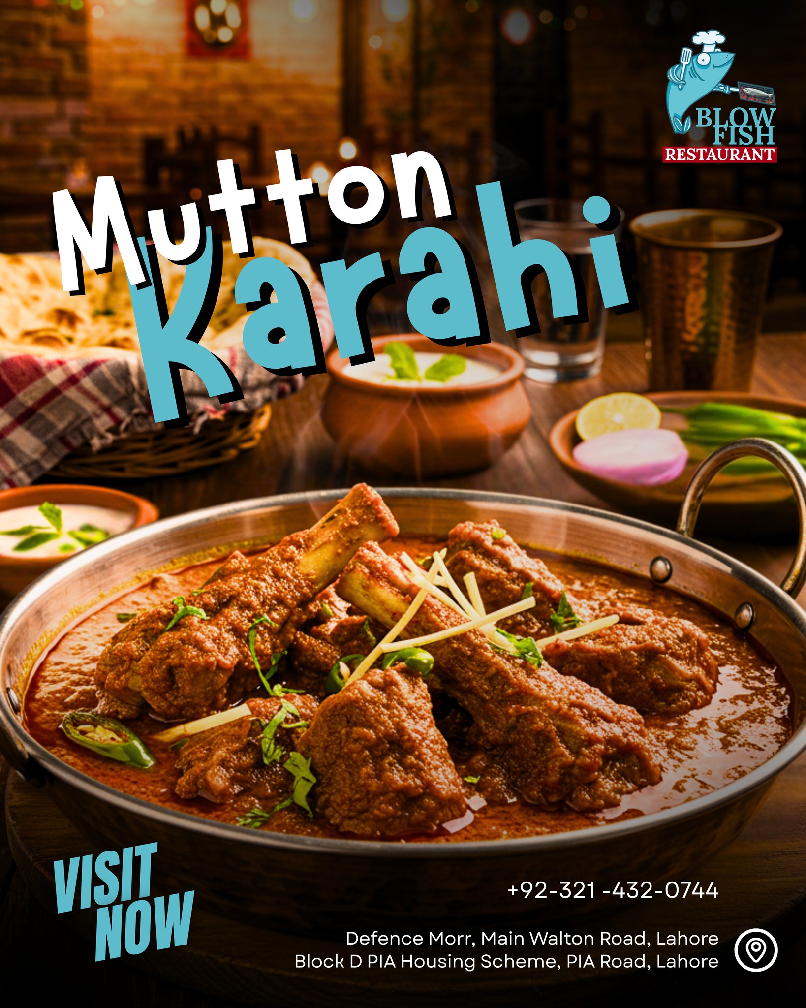 Blow - 🍲🐐 Blow Fish Restaurant – Special Mutton Karahi! Rich, aromatic ...