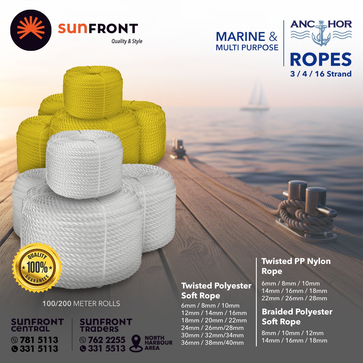 SunFront - Secure with Confidence! Marine and Multi-purpose ropes ...
