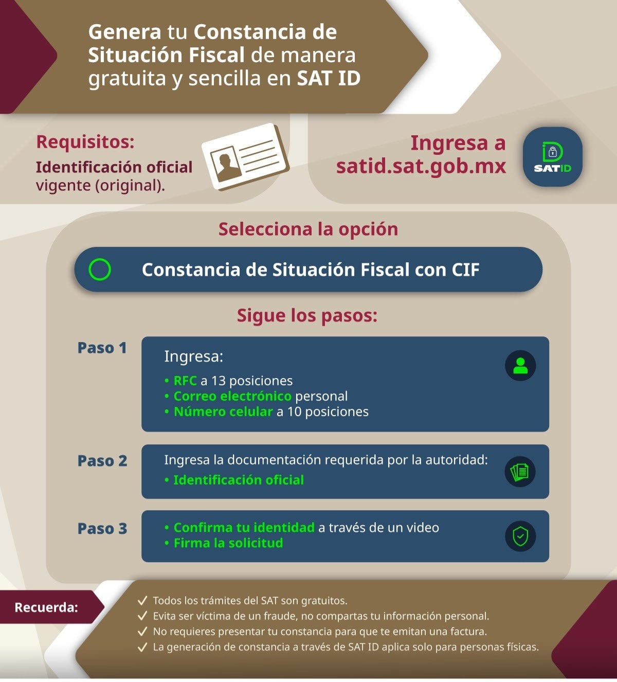 Grupo - 📃 ¿Requieres tu constancia de situación fiscal? Conoce los ...