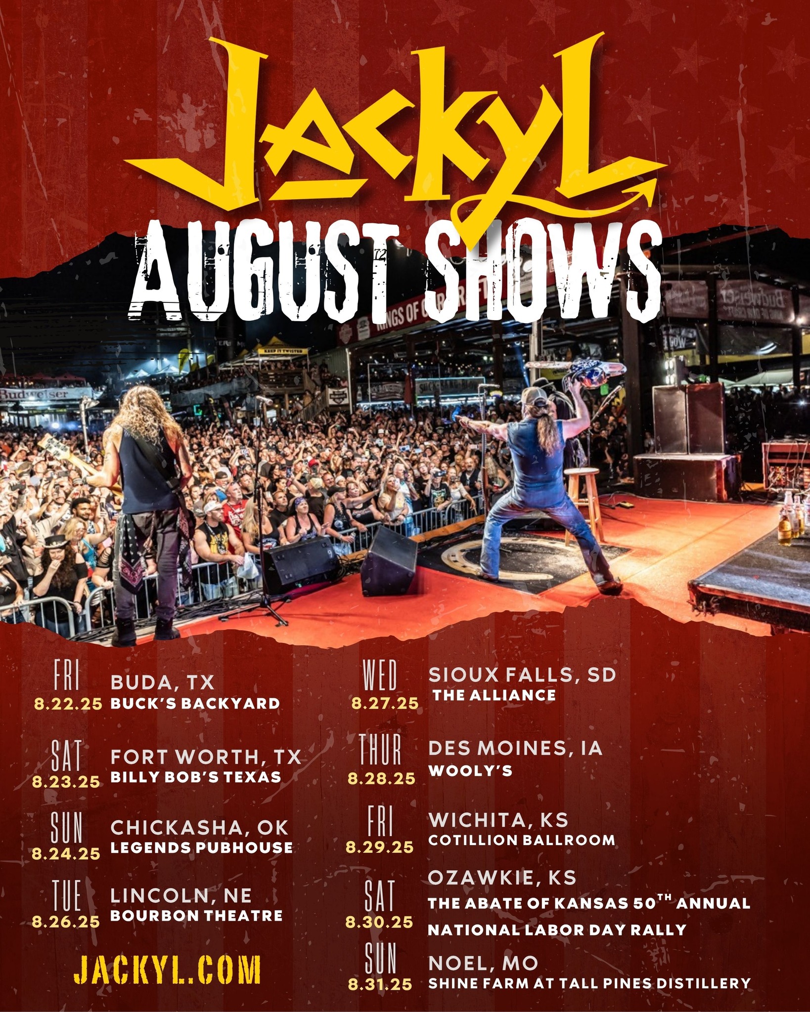 JACKYL – AUGUST 2025 RUN. The rally may be over, but the thunder
