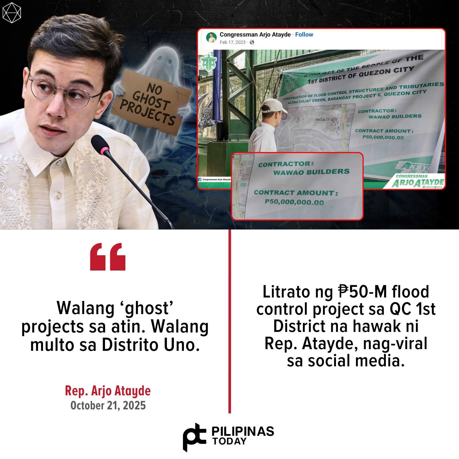 Wanna - ‘WALANG ‘GHOST’ PROJECTS?’ Iginiit ni Quezon City 1st District ...