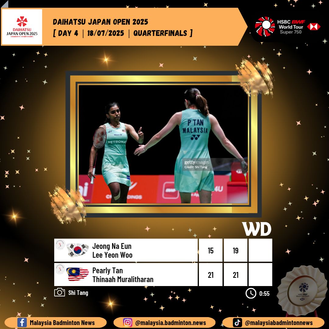 ✓ Full Draw MS Japan Open 2026 (S750)