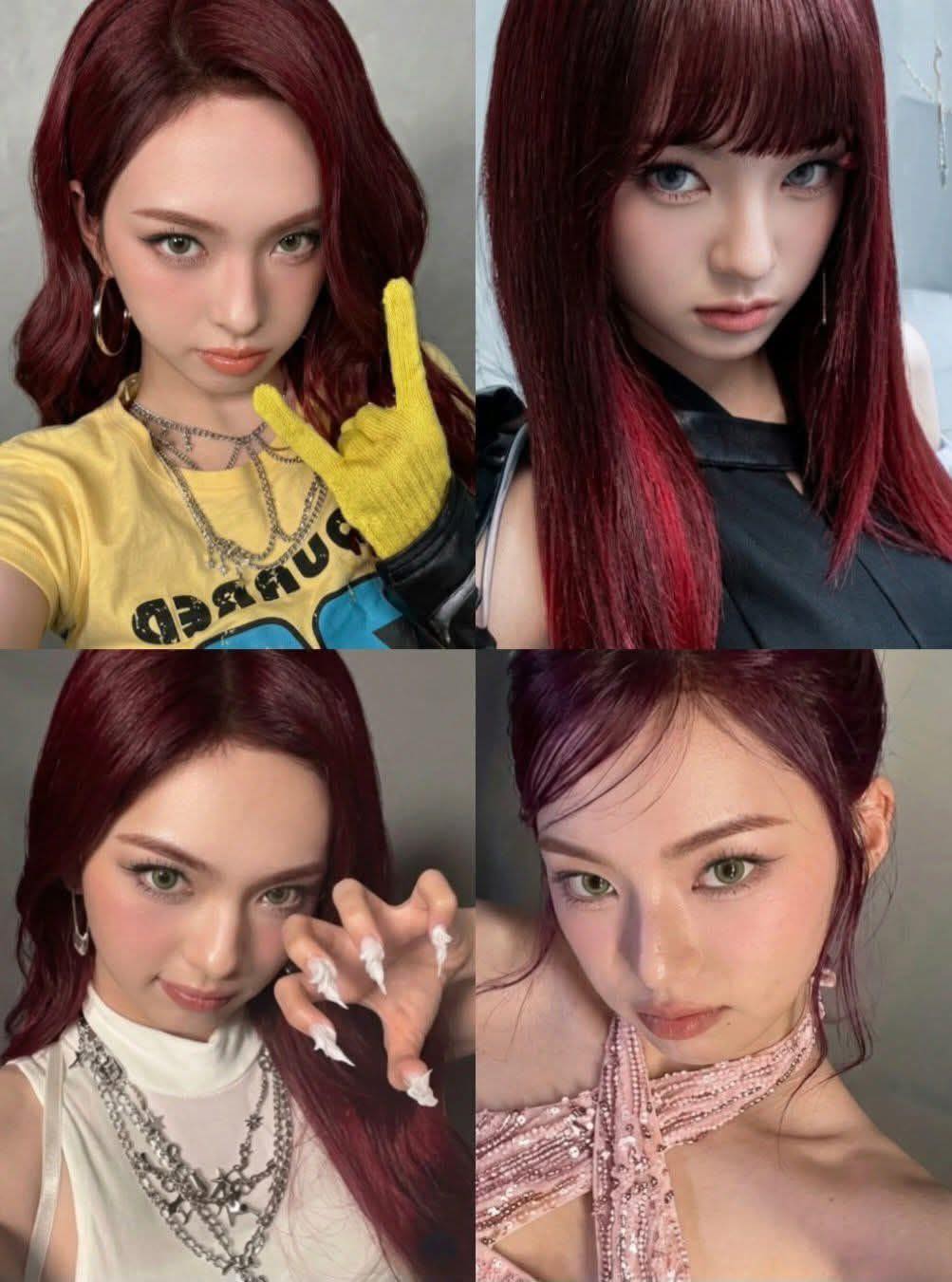 The redhead in the mini-album CHOOM her photocard is stunning and