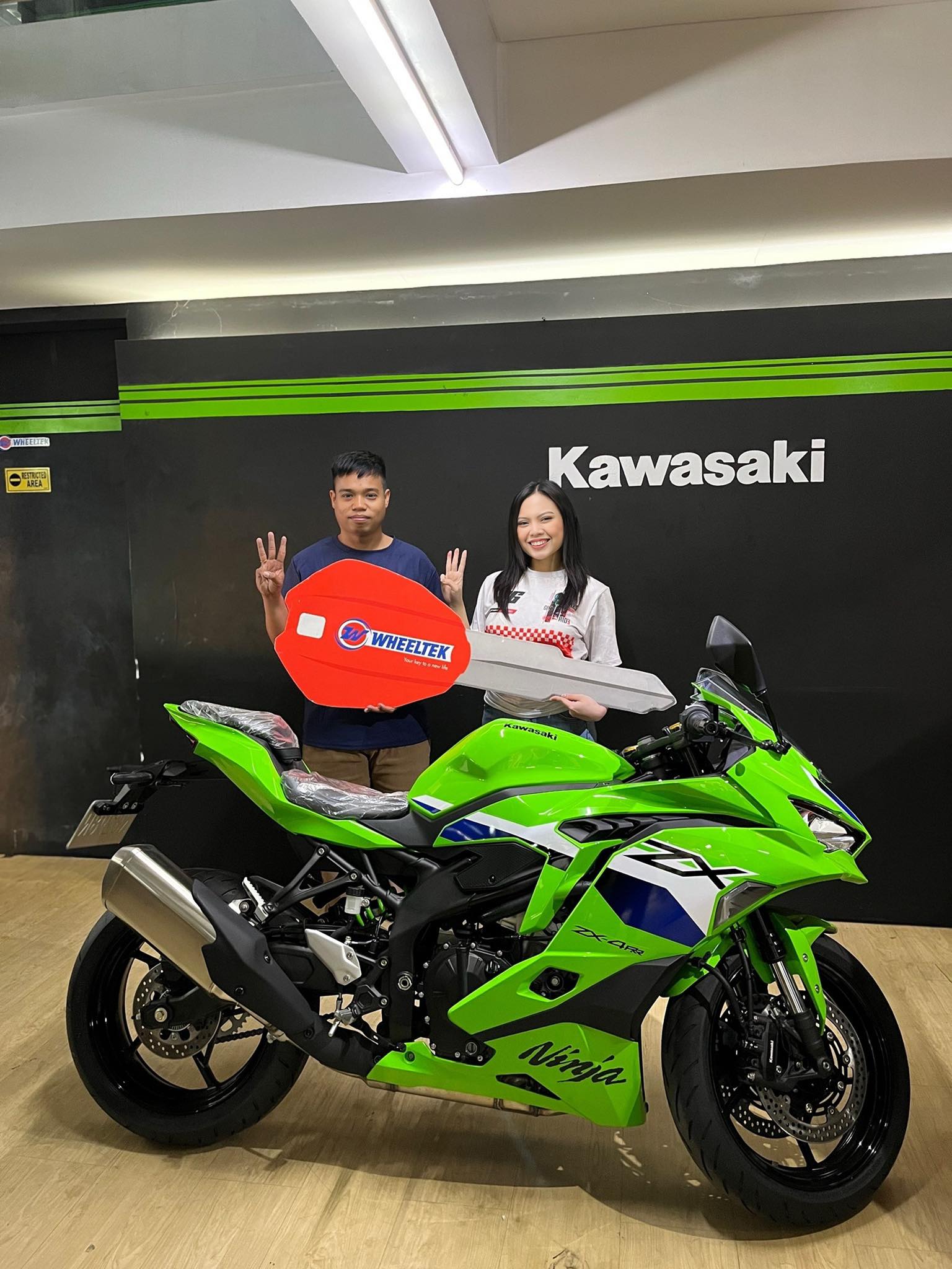 Congratulations ‼️🎉🎊 Mr. Haduca 🫡 on your Brand New Kawasaki