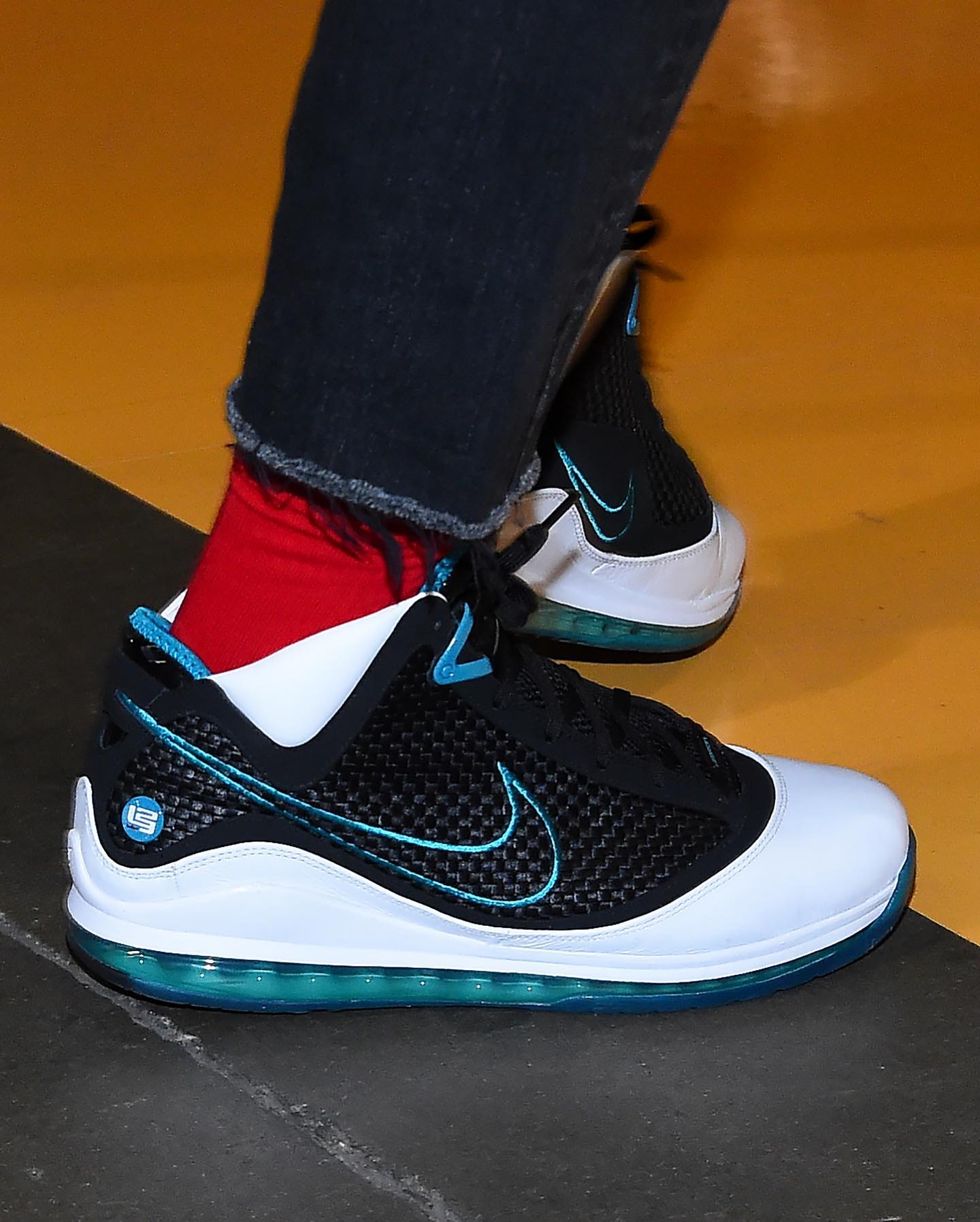LeBron James pulled up for the home opener in CPFM and the “Red 