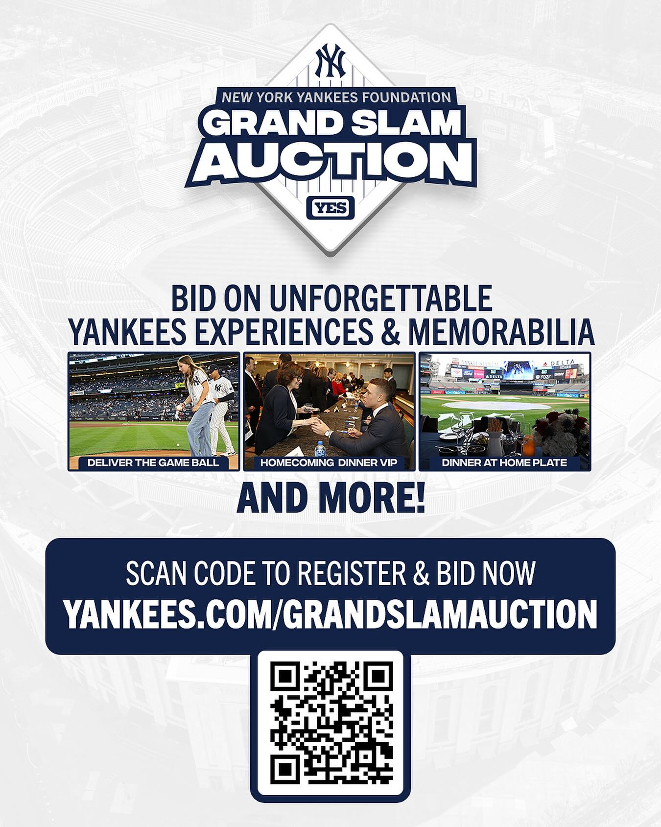 Bid now on Yankees Experiences & Memorabilia 👉 yankees.com