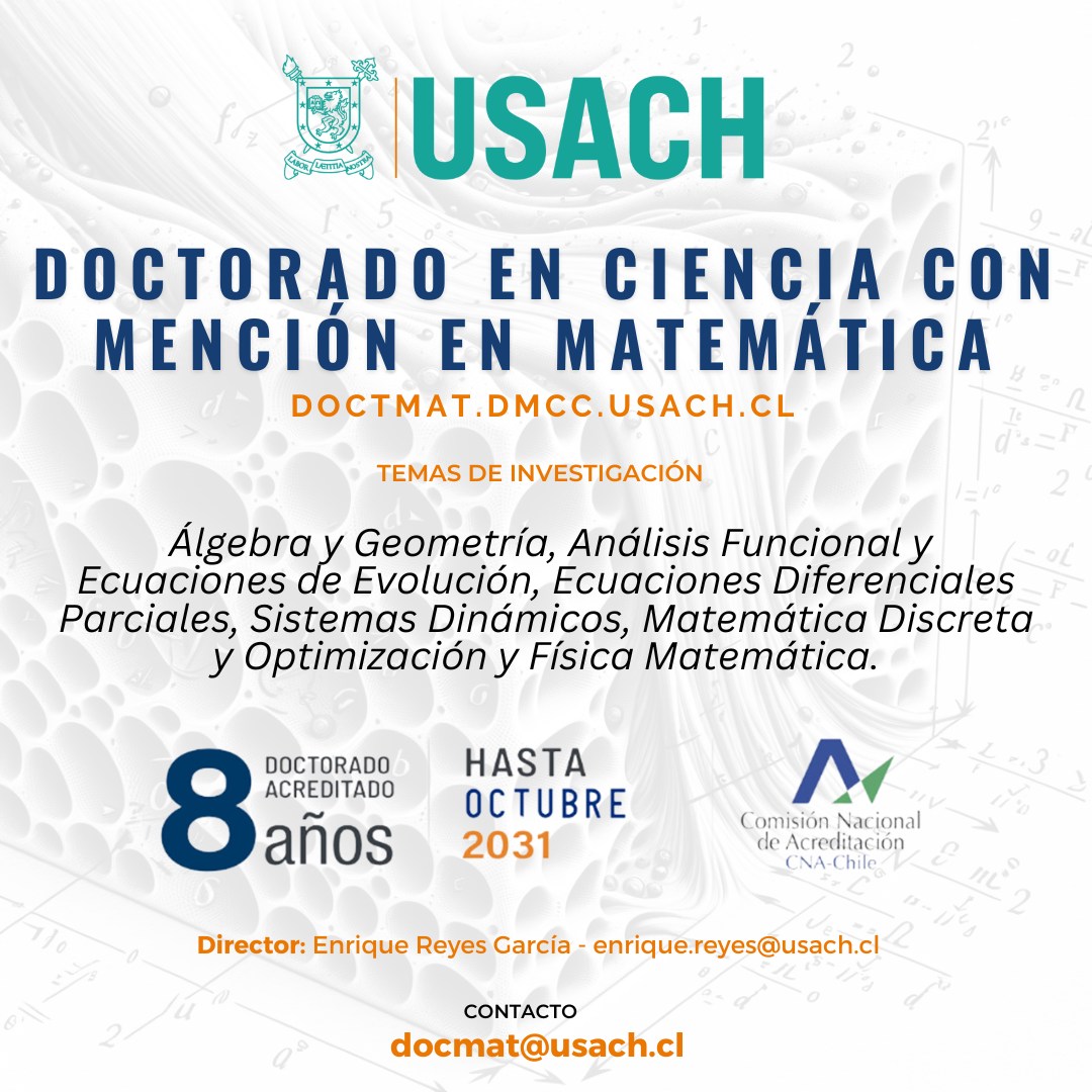 🎓🔬 ¡Conoce el Doctorado en Ciencia con... - Ciencia en Chile | Facebook