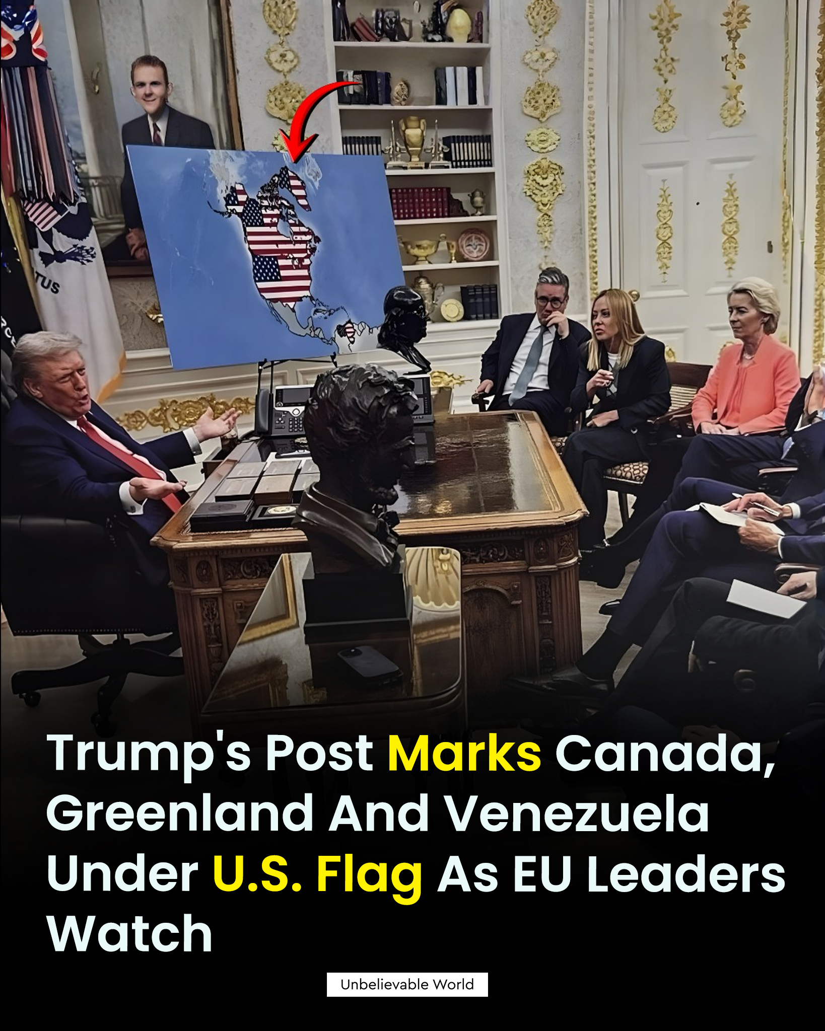 Unbelievable - 🗺️ Trump’s Edited Maps Spark Online Debate Donald Trump ...