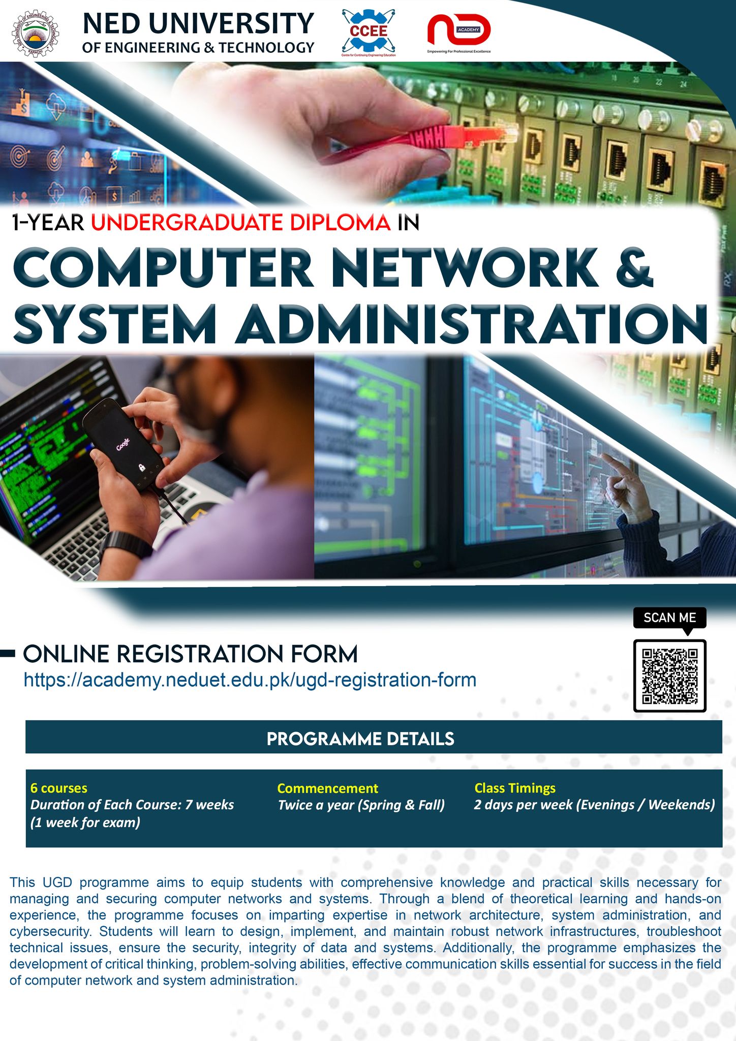 🎓 Admissions Open for 1-Year Undergraduate Diploma in Computer Network ...