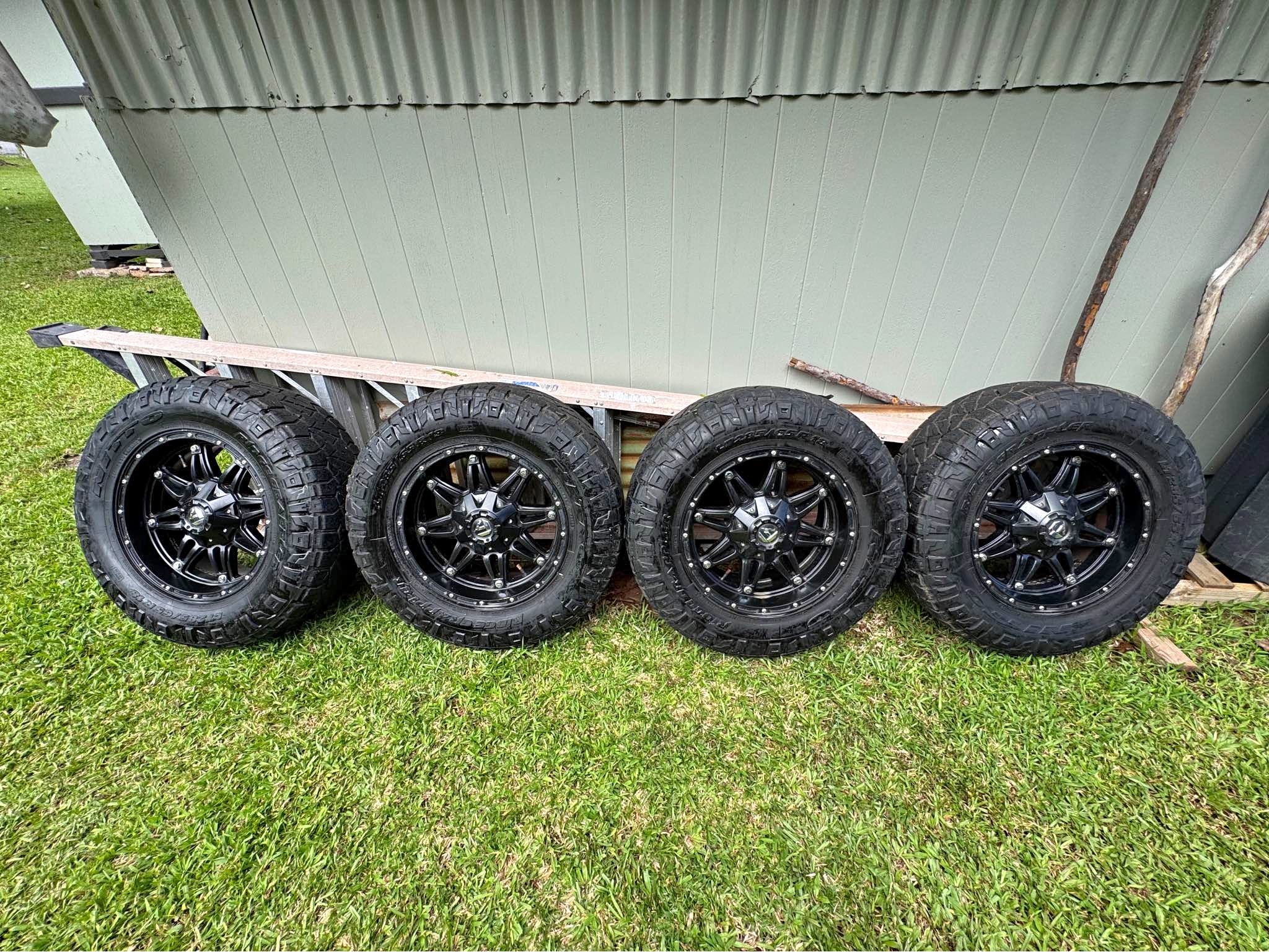 33’s Fuel Rims and Nitto Ridge Grapplers Tires - Car Wheels, Tires ...