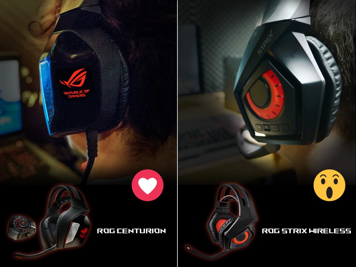ASUS Republic of Gamers - เช็คเรทติ้งหูฟังเกมมิ่งกันหน่อยจ้า...ชอบรุ่น ...