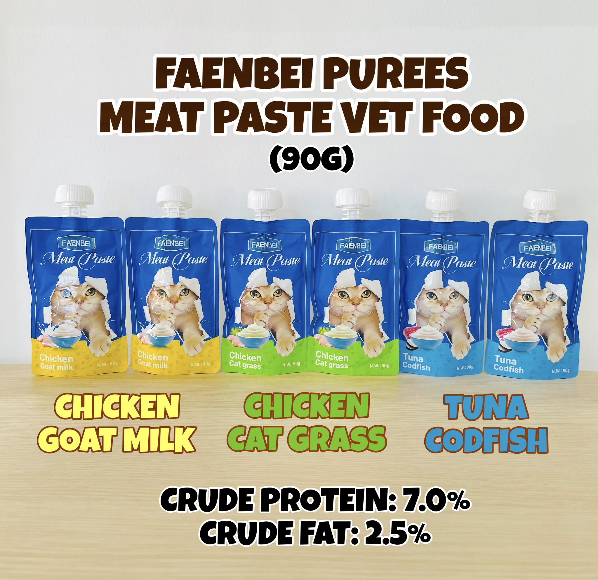 Candy - 🐾 FAENBEI Purees Meat Paste Vet Food (90g) Nutritious | Creamy ...