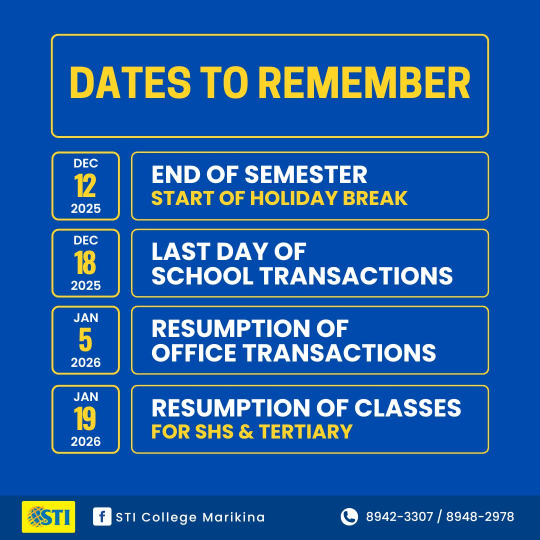 STI - We’re closing the semester strong and gearing up for an exciting ...