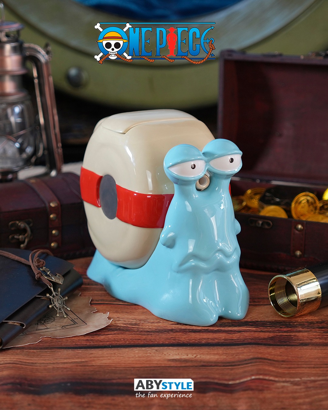Den Den Mushi is calling… tea time is ready! ☎️☕️ Inspired by