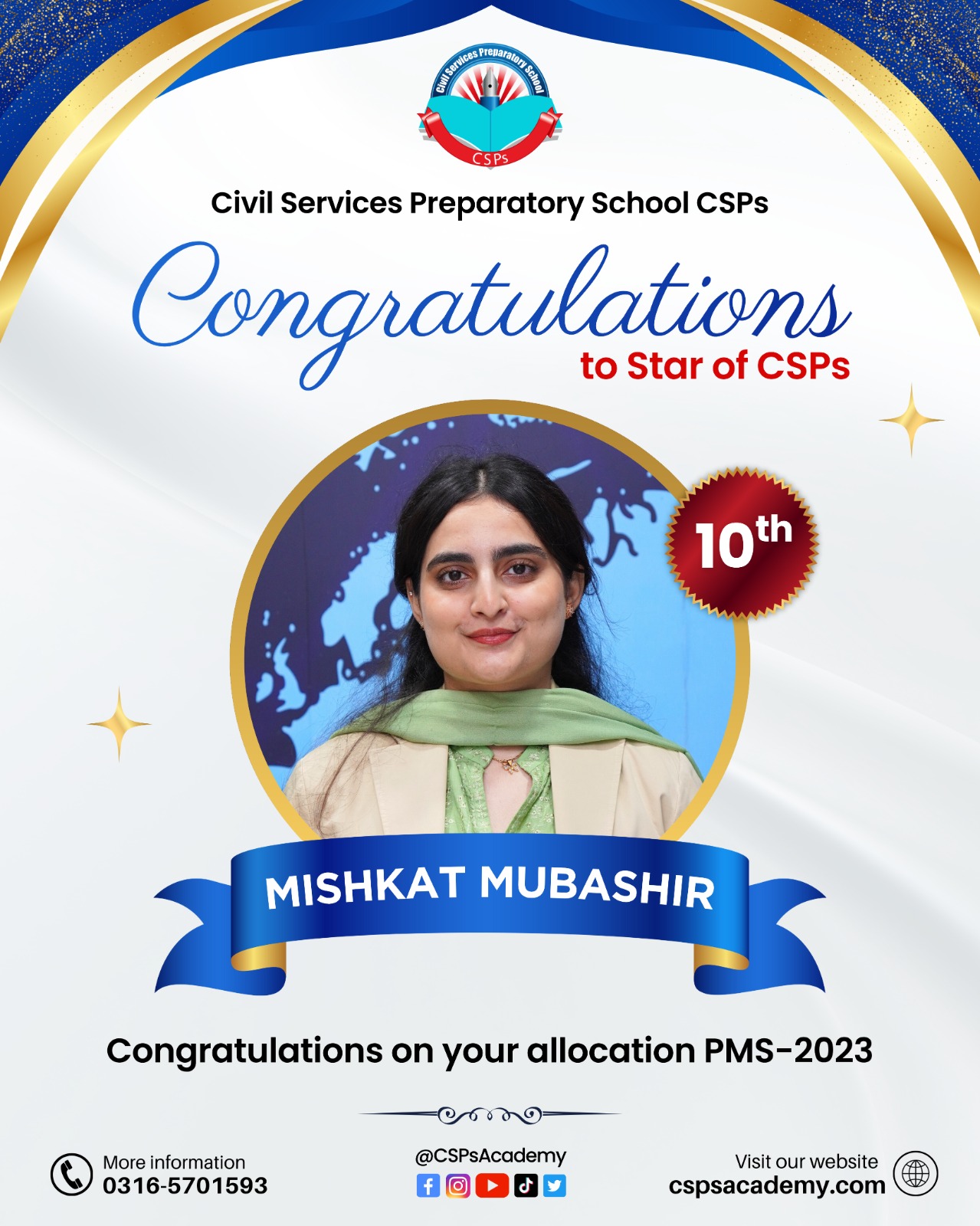 Mureed - Proud Moment for CSPs Academy! Congratulations to Mishkat ...