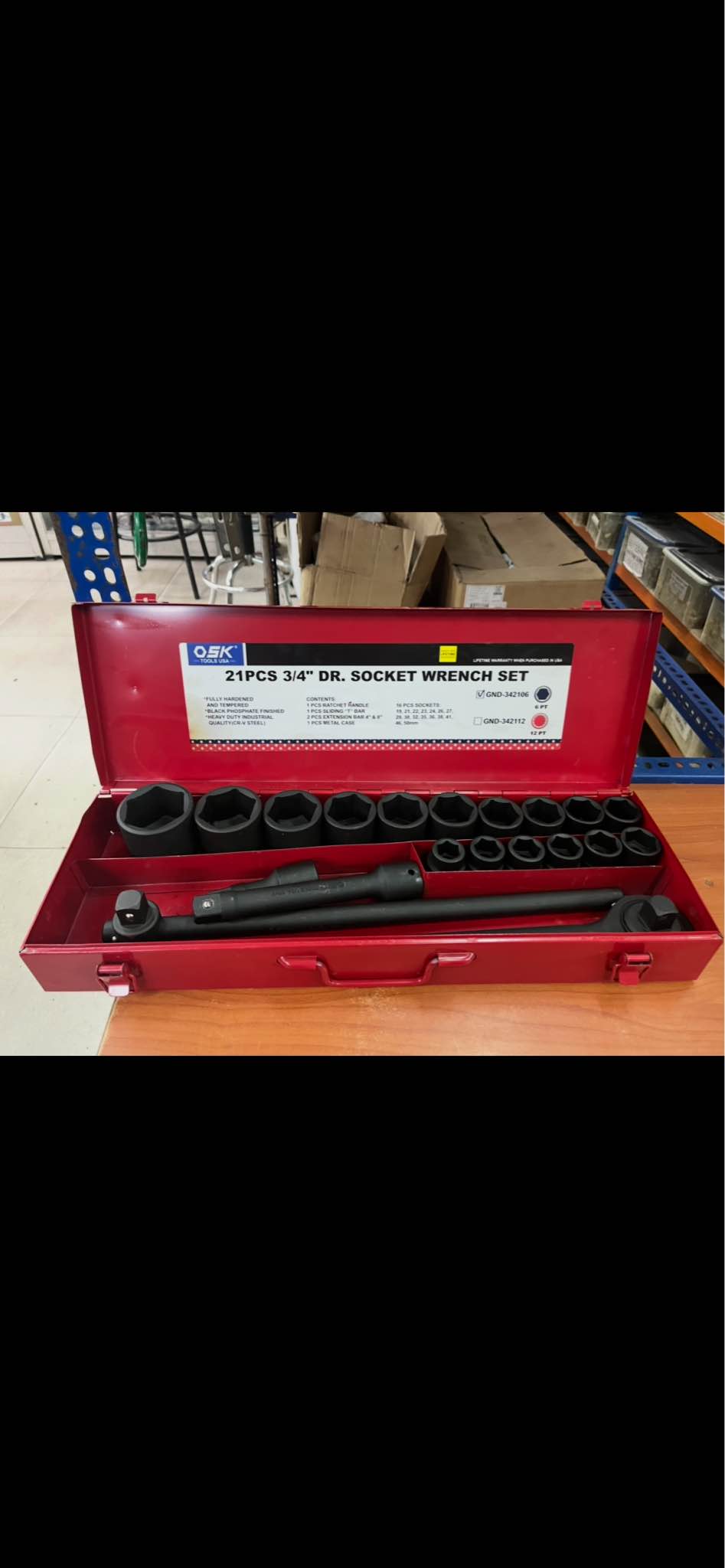 OSK 21PCS. 3/4” DRIVE SOCKET WRENCH SET ‼️‼️‼️‼️ - Wrenches - Quezon ...