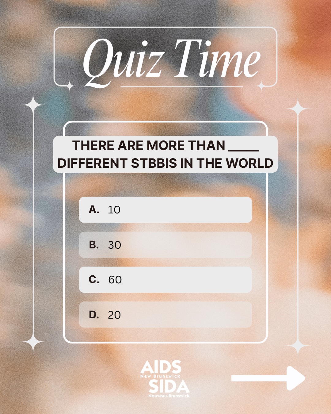 AIDS - Quiz time! How many different STBBIs are there in the world? Can ...