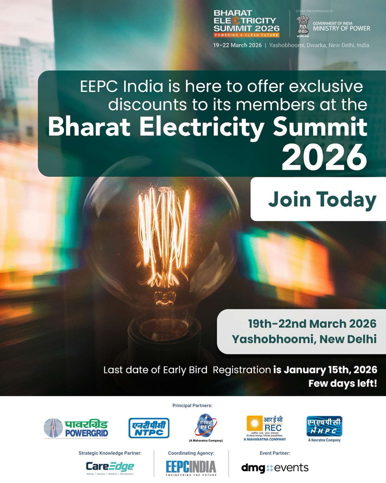 EEPC INDIA - ⚡ Bharat Electricity Summit 2026 | Call for... | Facebook