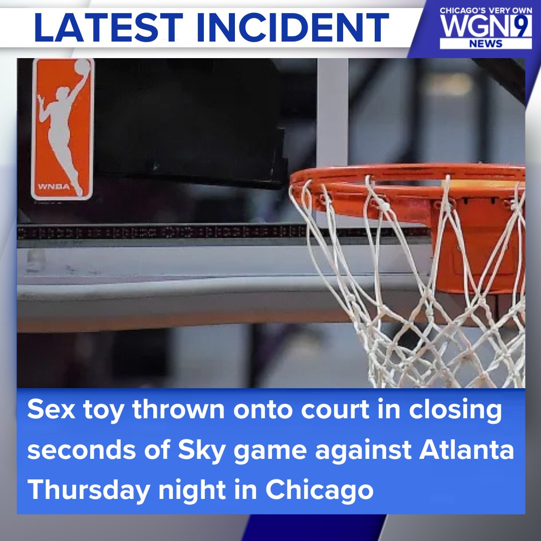 WGN - A sex toy was thrown onto the court in the closing seconds of the ...