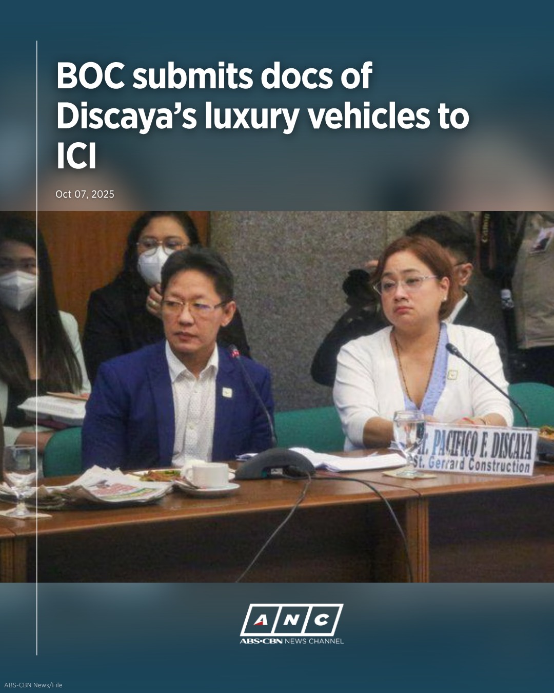 ABS-CBN - Bureau of Customs Commissioner Ariel Nepomuceno has submitted ...