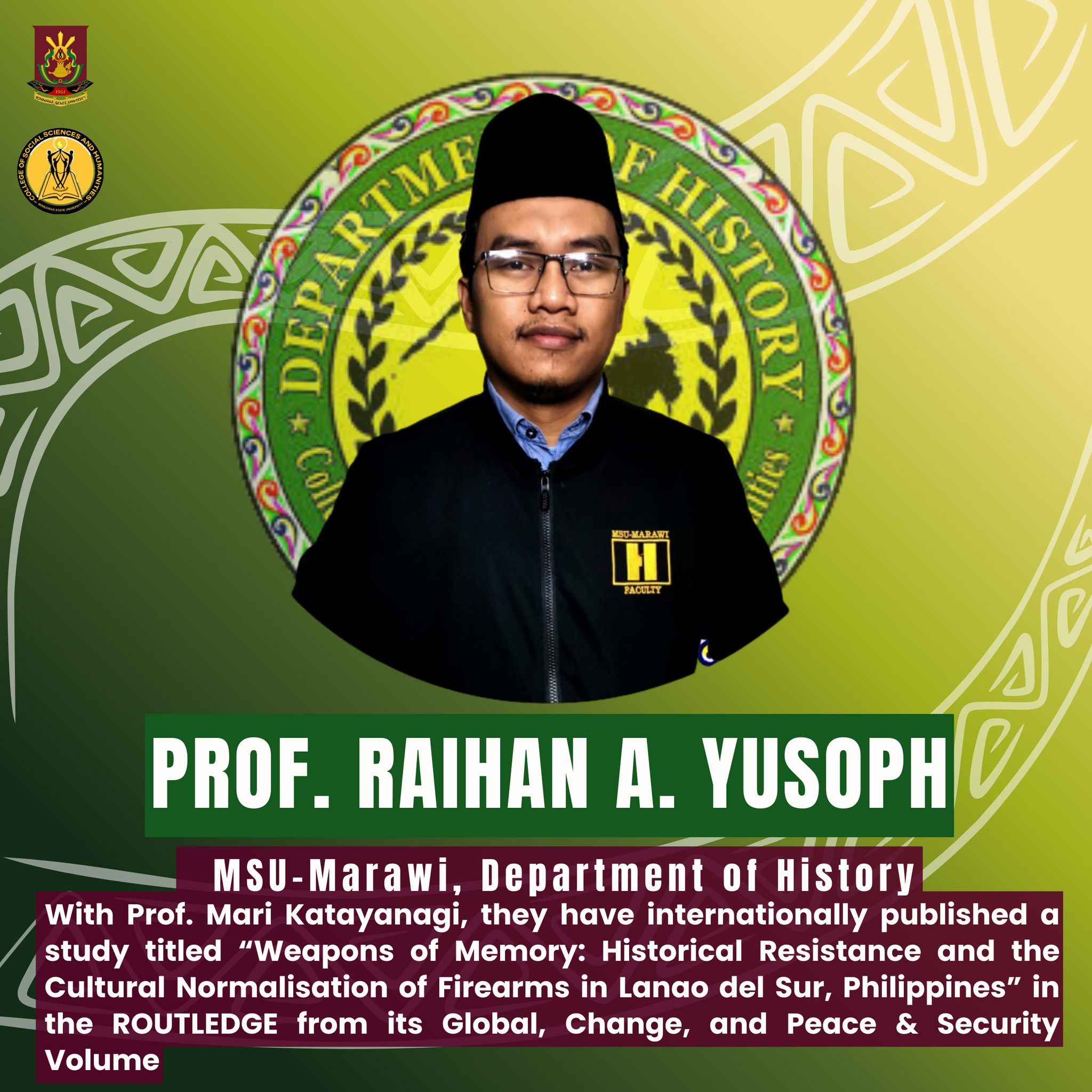 History Department,... - History Department, MSU-Main Campus