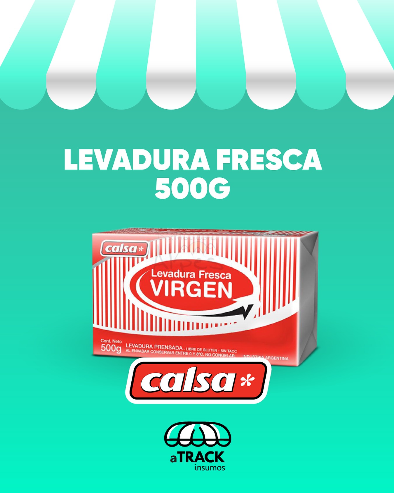 ATRACKinsumos - 🔥 ¡La levadura fresca que rinde y levanta todo! Formato ...