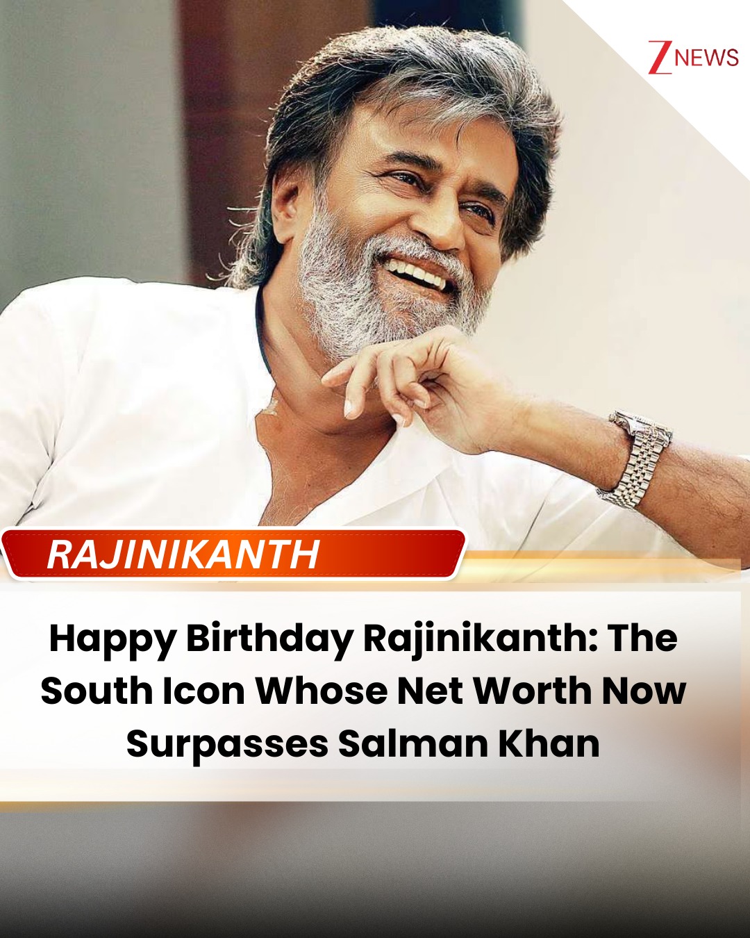 Happy Birthday Rajinikanth: How Rich Is... - Zee News English | Facebook