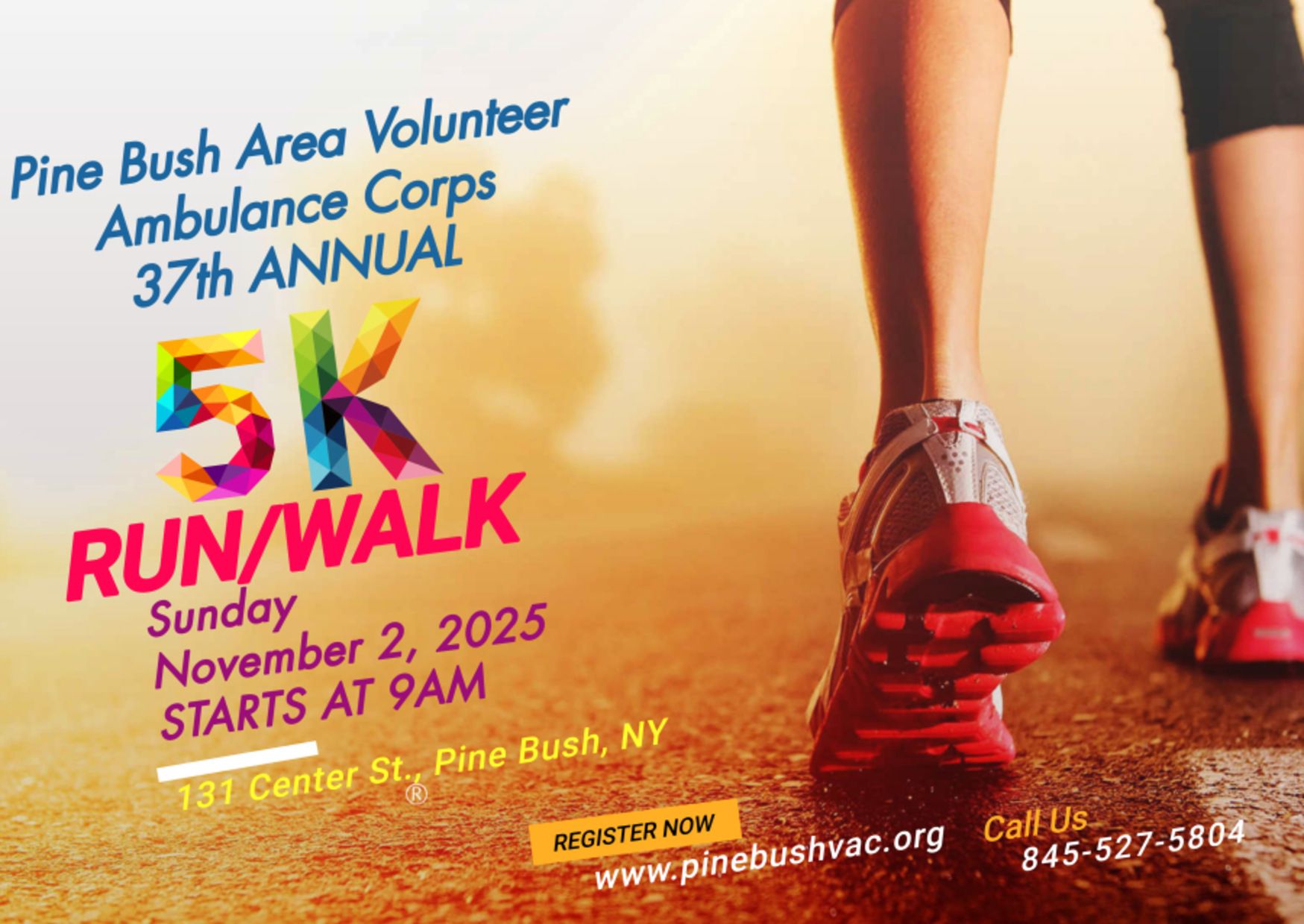 Pine Bush Area Volunteer Ambulance Corp 5K Run/Walk
