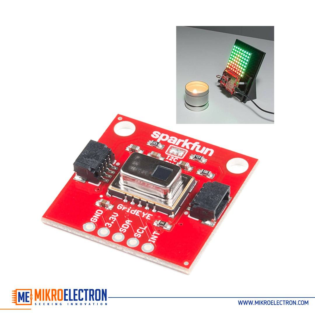 Mikroelectron - SparkFun Grid-EYE Infrared Array Breakout - AMG8833 ...