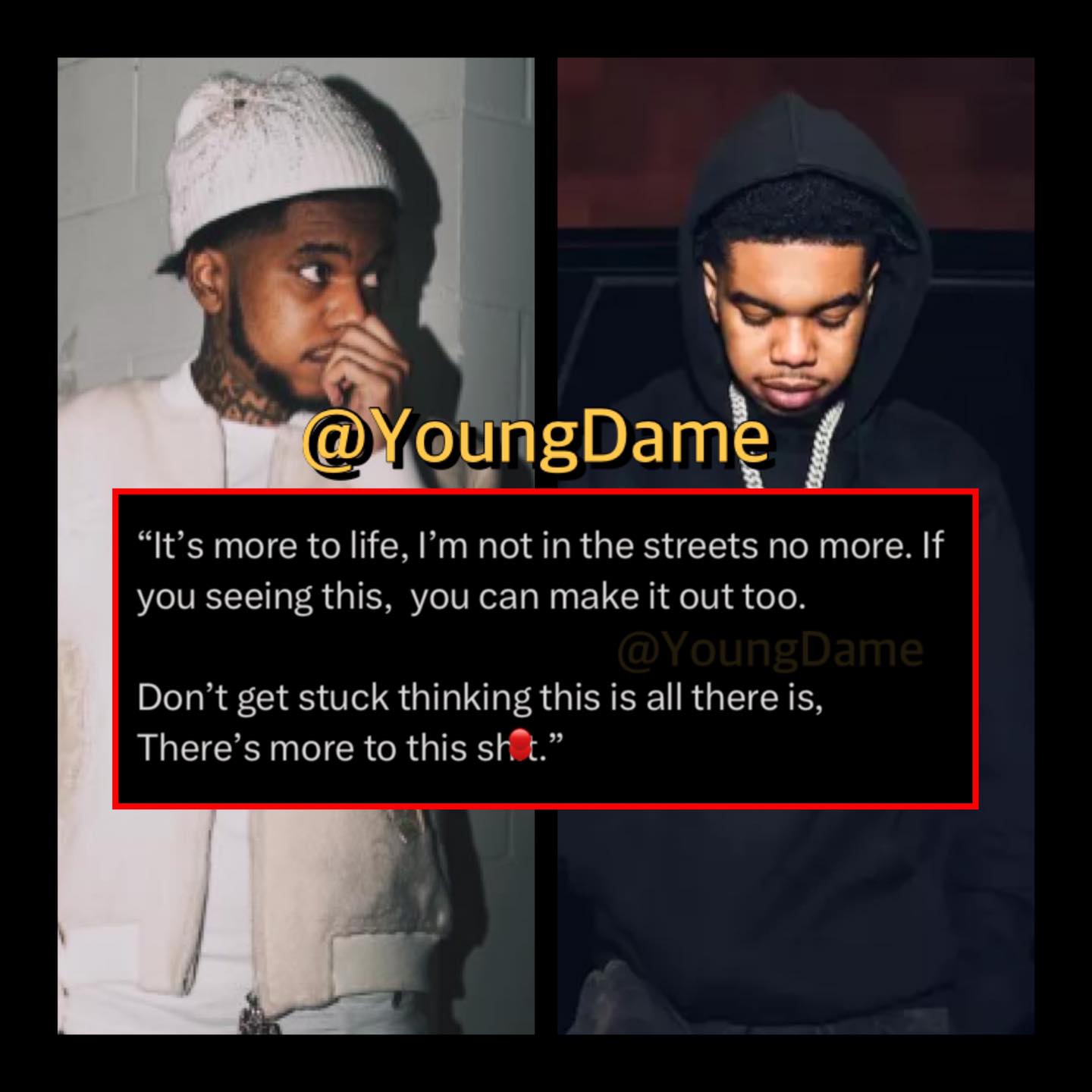 LilPoppa left this message for the youth weeks before he passed 