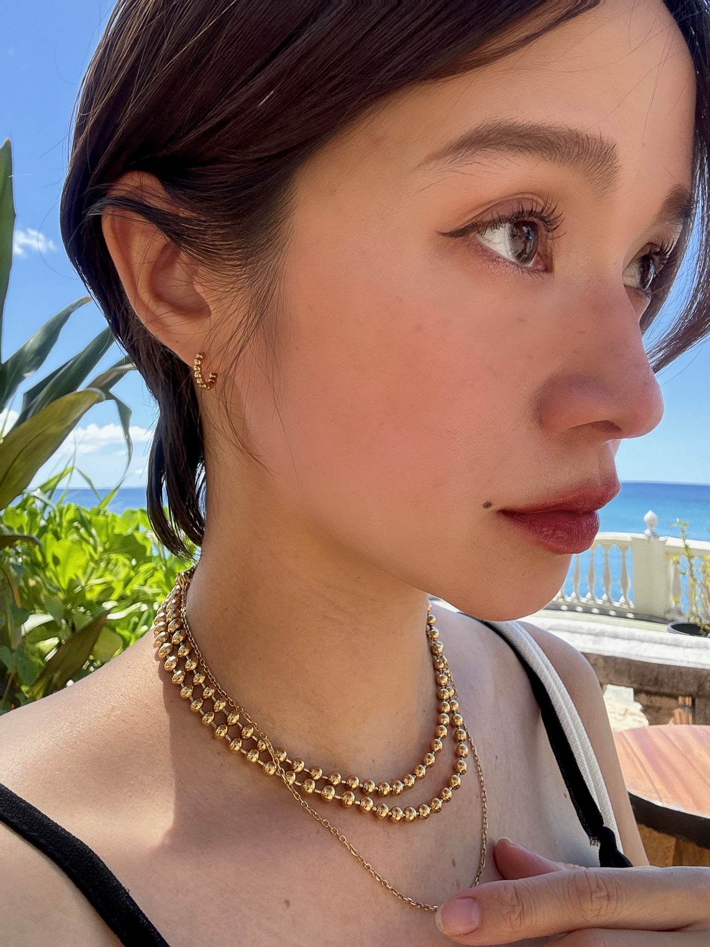 雨美  ネックレス ピアス 毎日つけてるaccessory @gavo.official ピアスとチェーンネックレスは