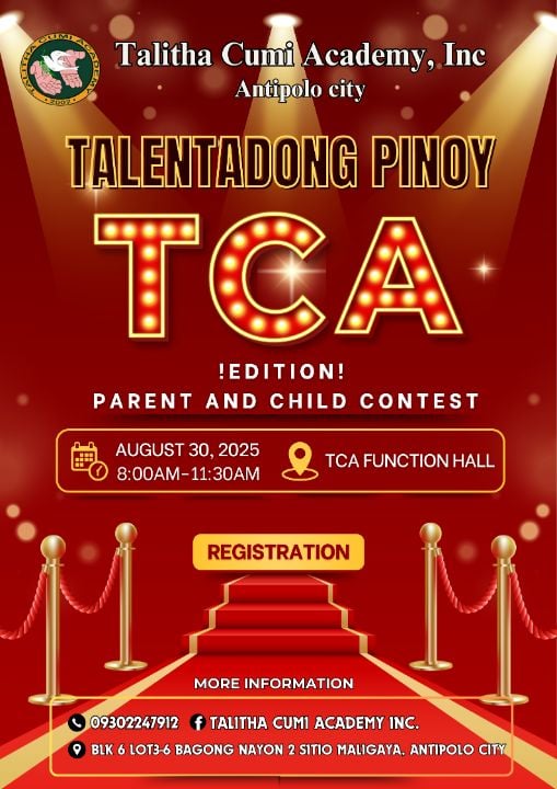 Talitha - 🌟 TALENTADONG PINOY: TCA EDITION! 🌟 Are you ready to be ...