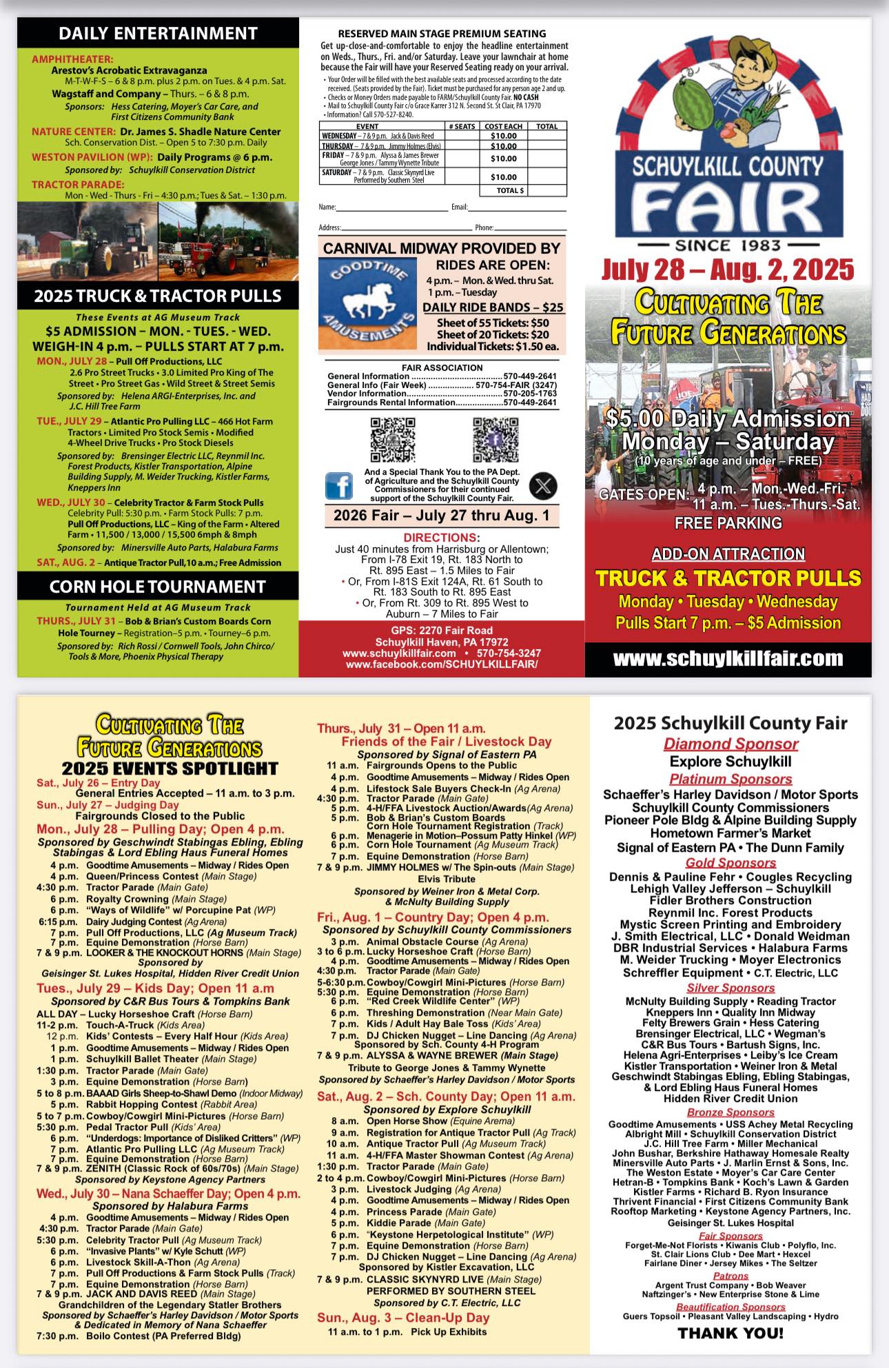 Schuylkill - Just ONE MONTH left until the 2025 Schuylkill County Fair ...