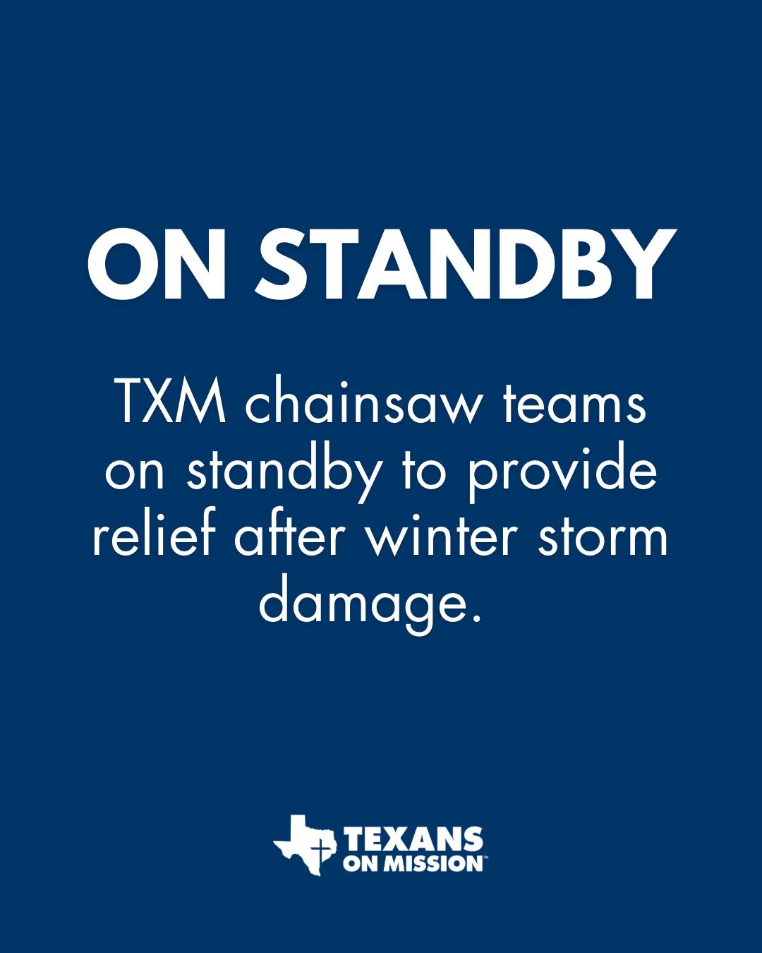 The recent winter storm has impacted... - Texans on Mission | Facebook