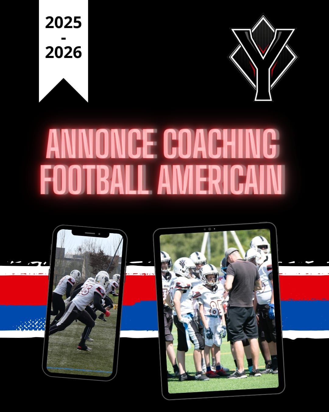 🏈 Coaching staff Foot US 2025/2026 🏈 Et enfin découvrez les staffs qui ...