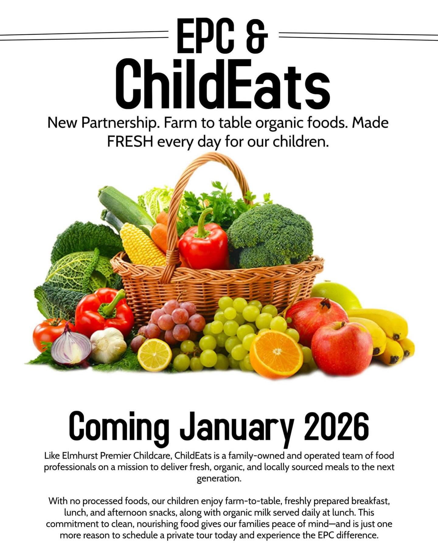 Elmhurst - EPC is SO excited to partner with ChildEats, a family-owned ...
