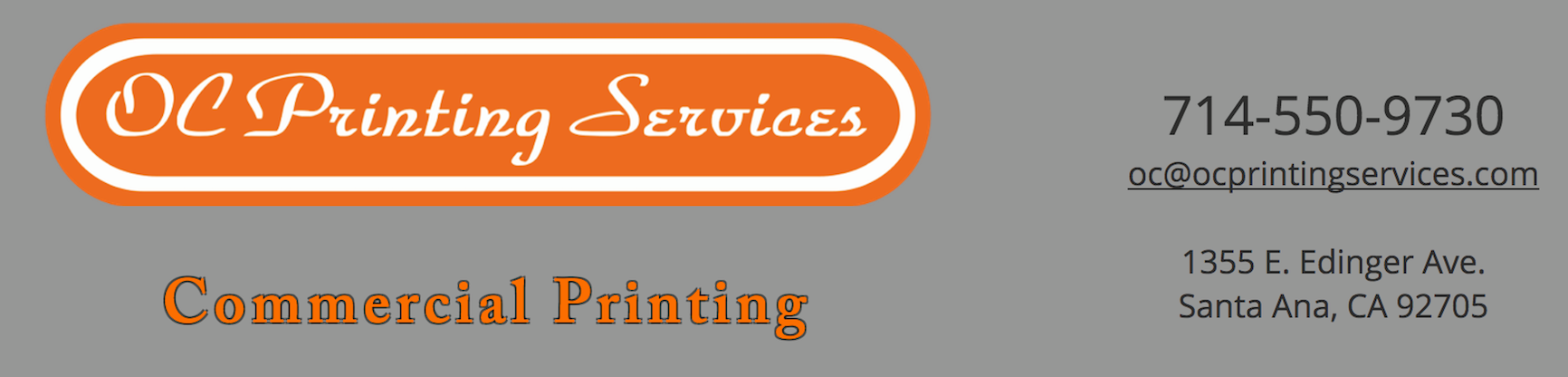 OC Printing Services | Santa Ana CA