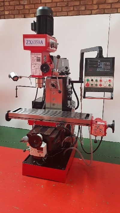 Bluff - New Universal Milling Machine ZX6350A ISO 40 Spindle Distance ...