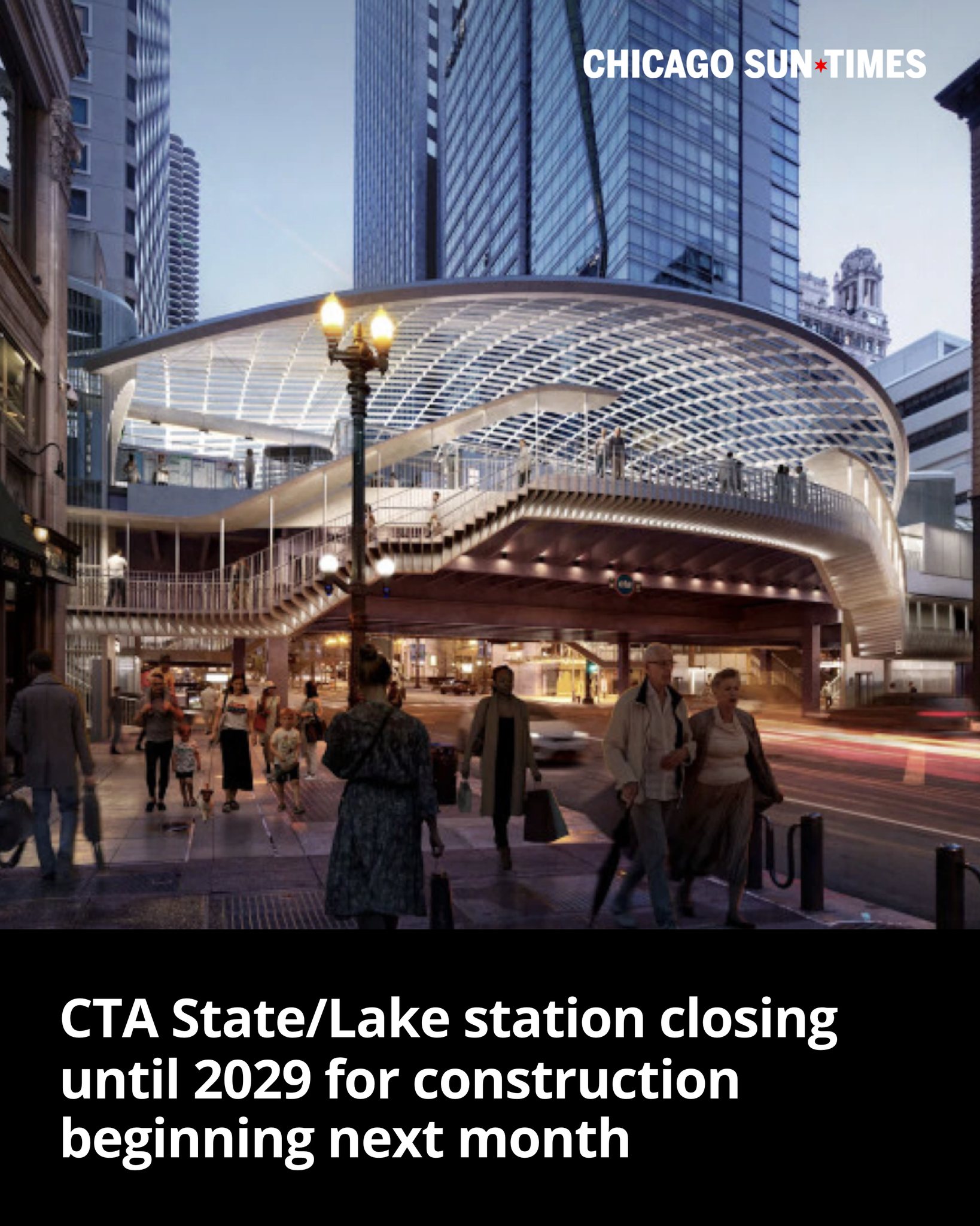 Chicago - The CTA State/Lake elevated station will close next month for ...