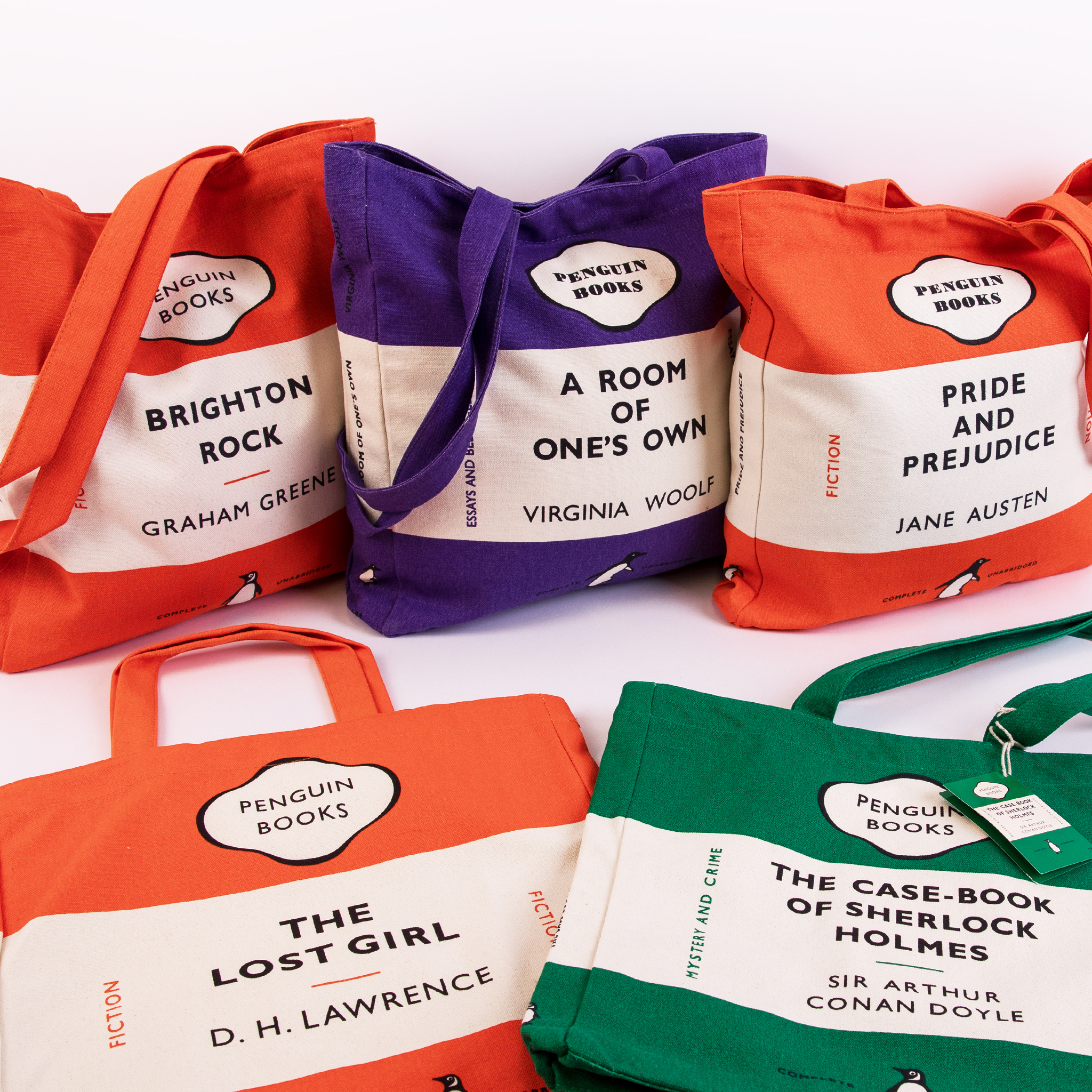 Penguin - Our iconic triband tote bags are BACK IN STOCK on the 
