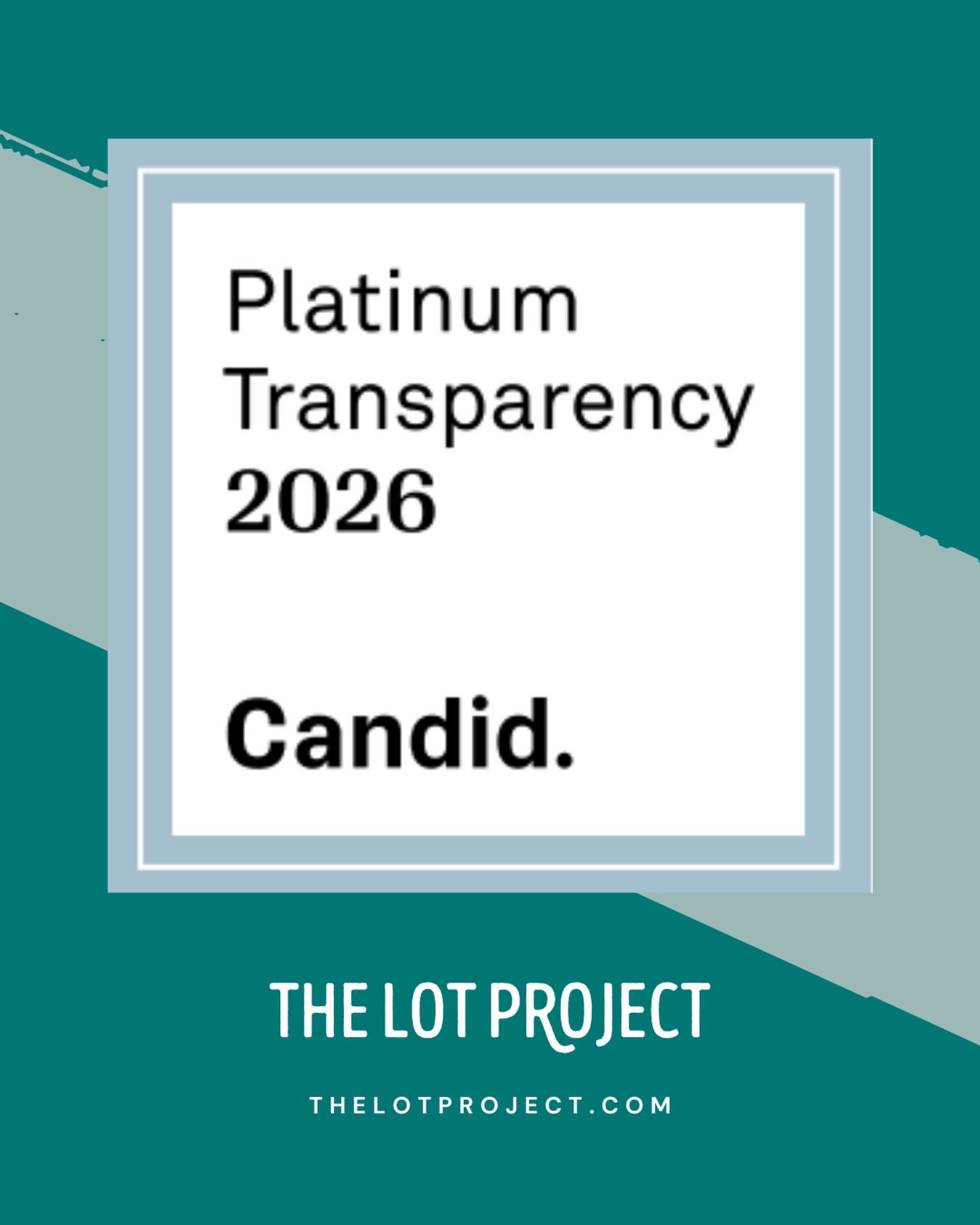The LOT Project - We’re happy to share that we have earned... | Facebook