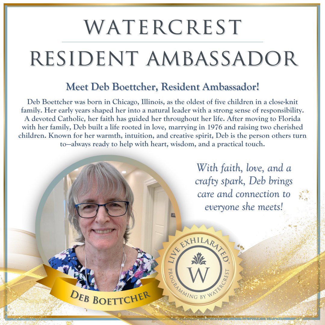 Watercrest - Meet Deb Boettcher, our next Resident Ambassador at ...