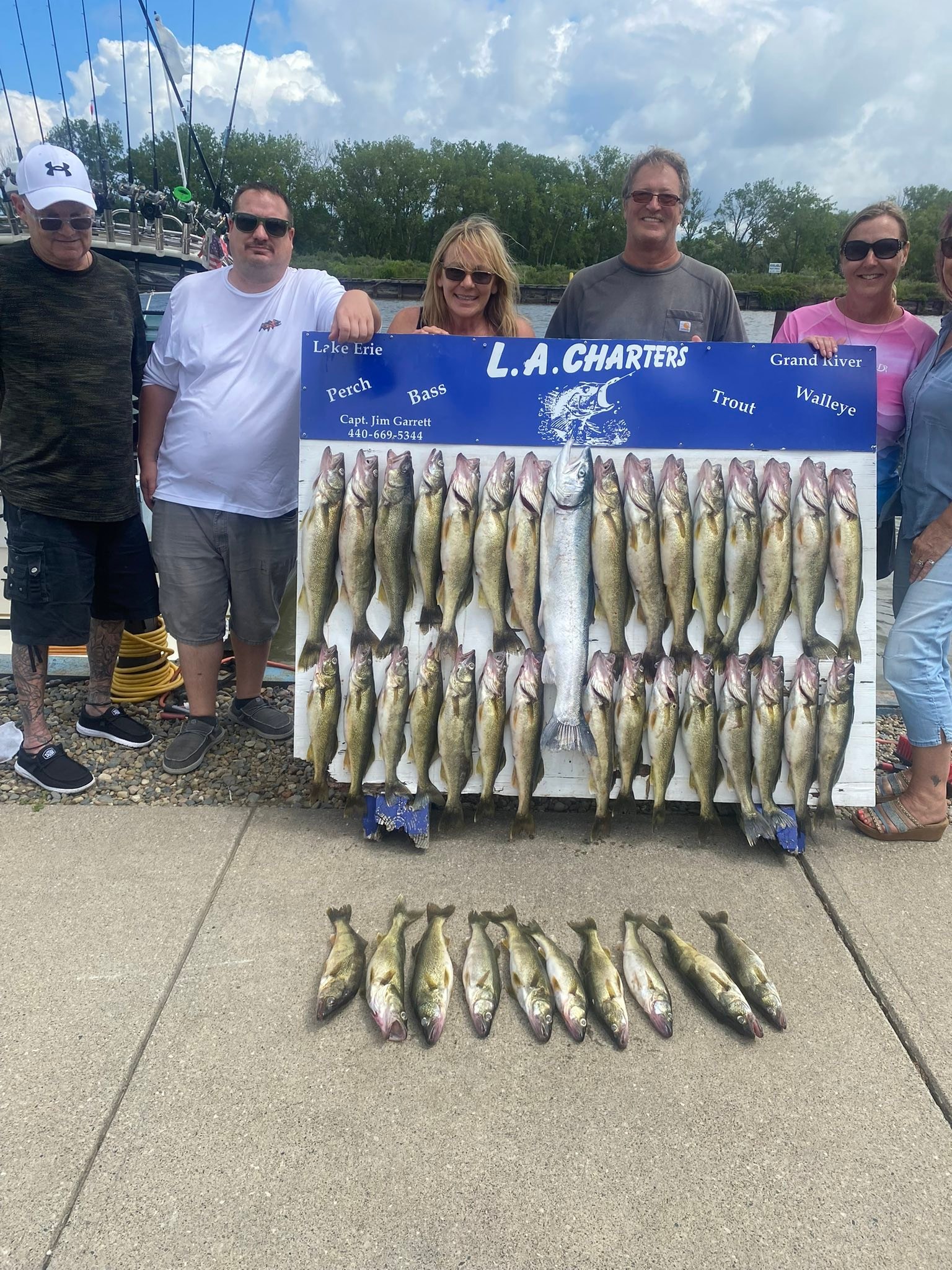 L.A. Charters - Lake Erie Sport Fishing | Grand River OH