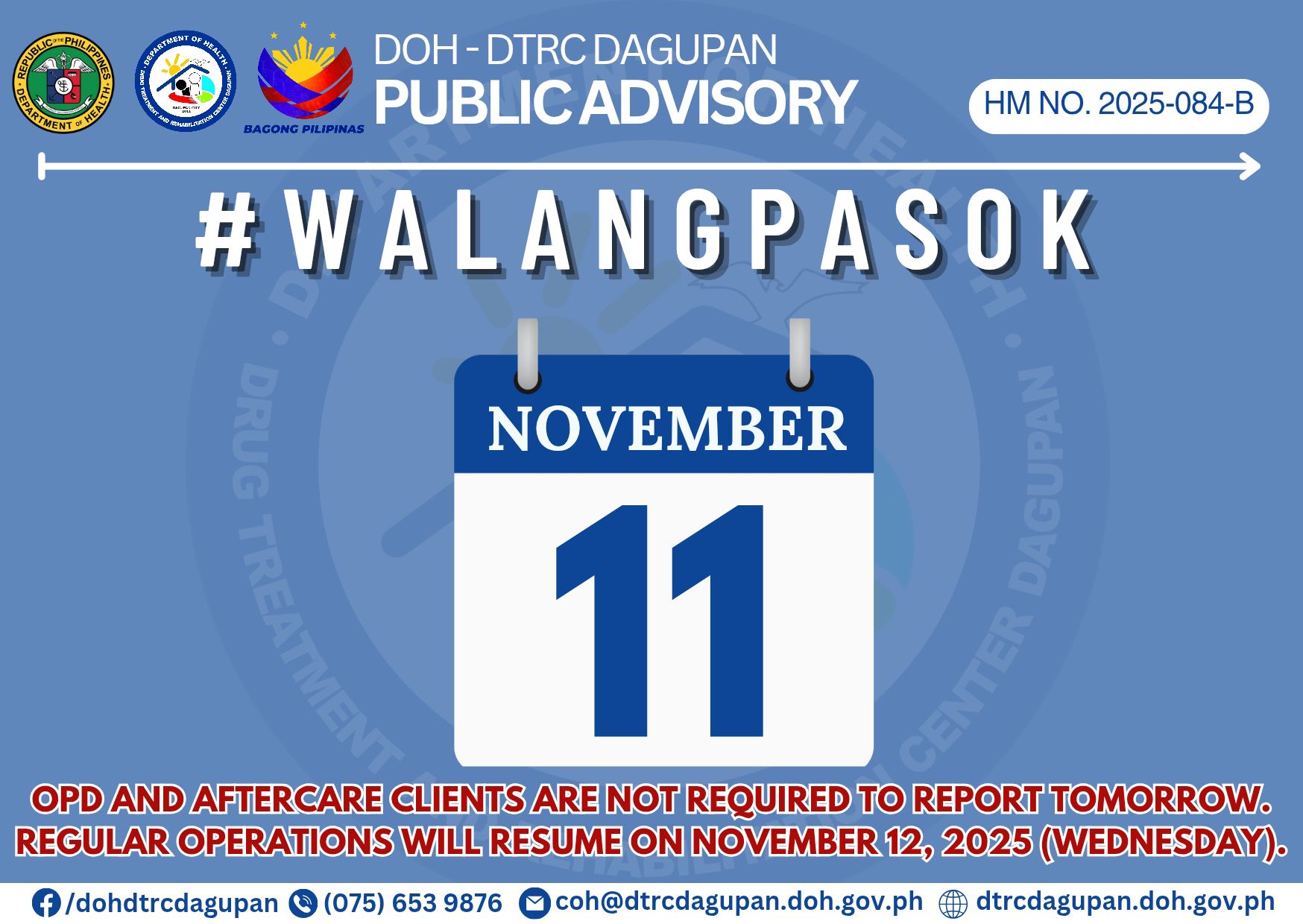 DOH - Pursuant to Executive Order No. 126 Series of 2025 issued by the ...