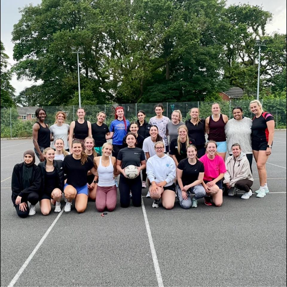 Exeter Pink Hearts Netball Club.